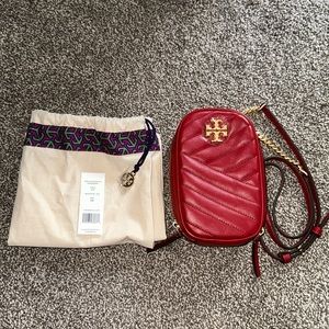 Authentic Tory Burch Kira Chevron Crossbody, Used Only Once, In Great Condition